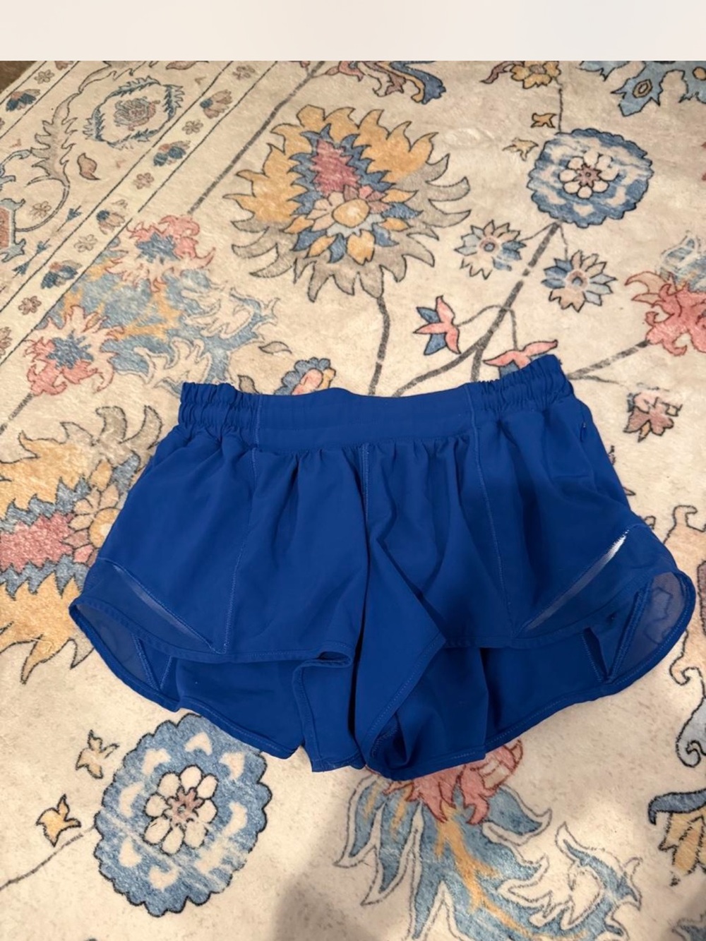 Women's Blue Athletic Shorts